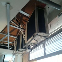 Instalación equipos aire acondicionado y ventilación en una farmacia de Vilaseca